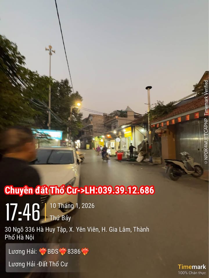 Đất nền trung tâm Yên Viên - Phù Đổng 62m² giá 5 tỷ - Cơ hội đầu tư hấp dẫn!