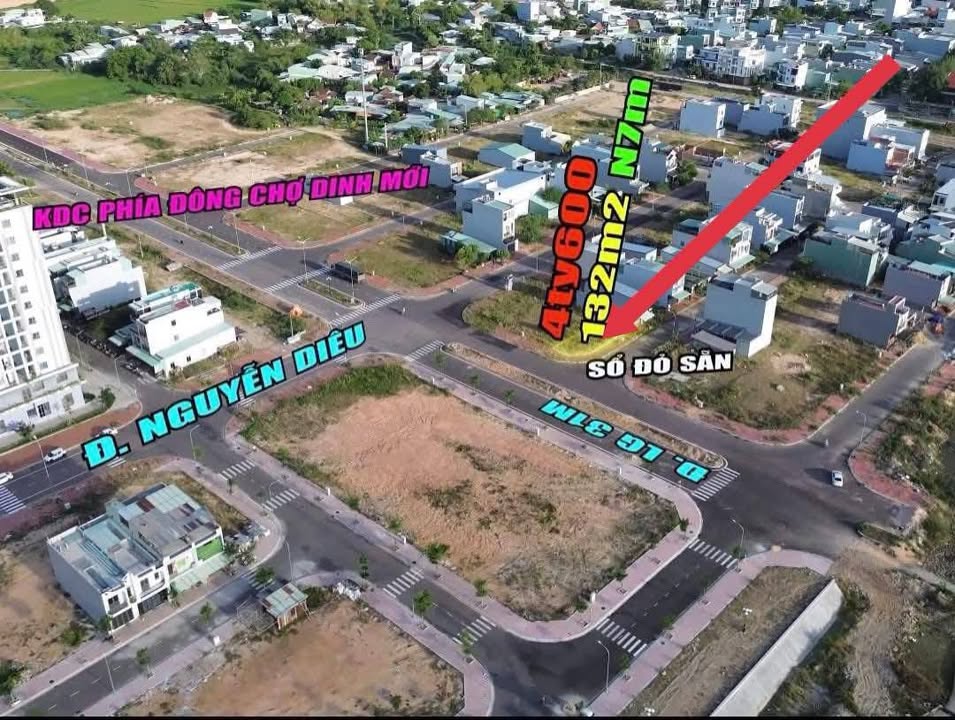 Đất nền góc QL19C - Ecohome Nhơn Bình 132m² giá 4.6 tỷ - Đầu tư sinh lời ngay!