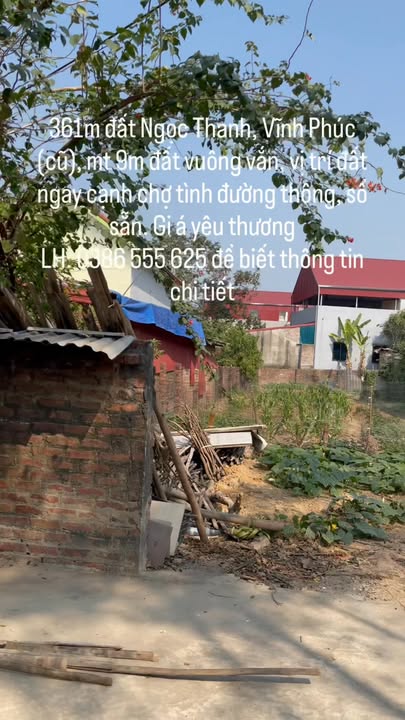 Đất nền tại Khu công nghiệp Bình Xuyên 361m² - Sổ đỏ chính chủ, giá thỏa thuận!