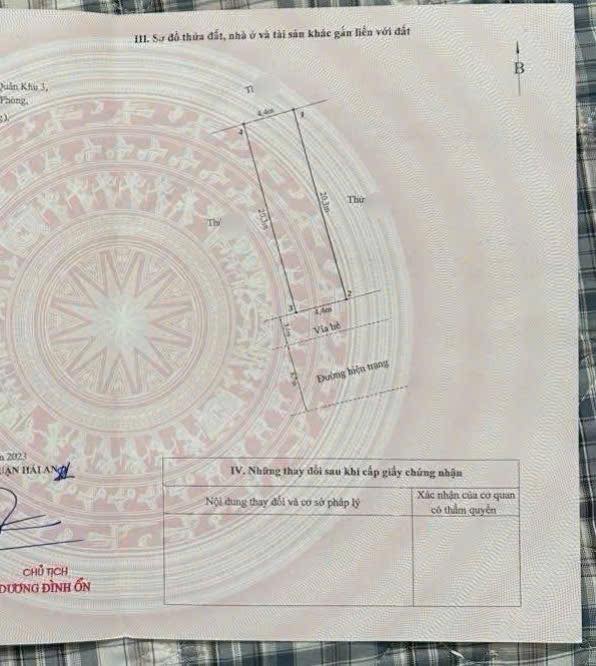 Đất nền tdc QK3, Nam Hải, Hải An 89,3m² giá 3,527 tỷ - Vị trí đắc địa, xây dựng tự do