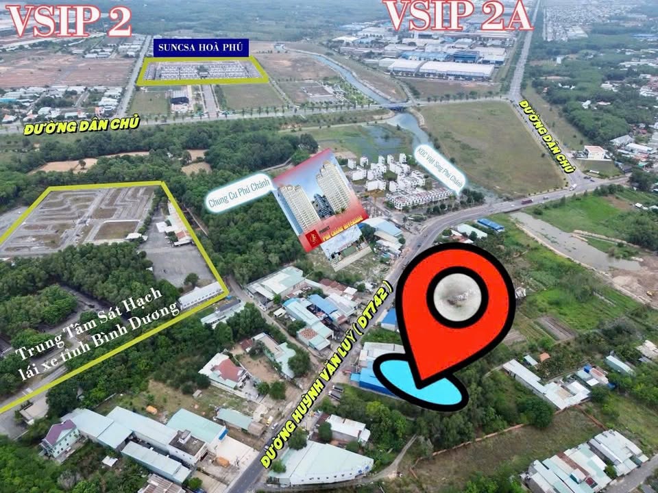 Đất mặt tiền Huỳnh Văn Lũy 519.6m² giá 12 tỷ - Kinh doanh sầm uất!