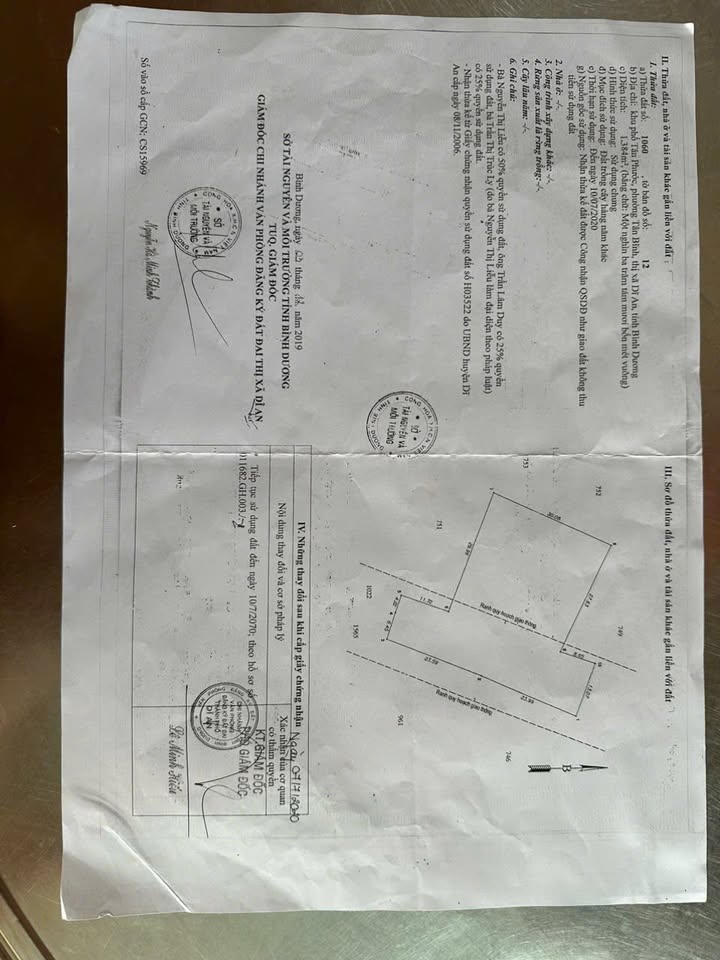 Đất nền 300m² tại Phường Tân Bình, Dĩ An - Đầu tư sinh lời 1,2 tỷ!