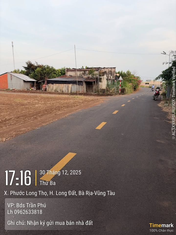 Đất nền khu công nghiệp Đất Đỏ Bà Rịa - Vũng Tàu 140m² giá chỉ 800 triệu - Đầu tư sinh lời ngay!