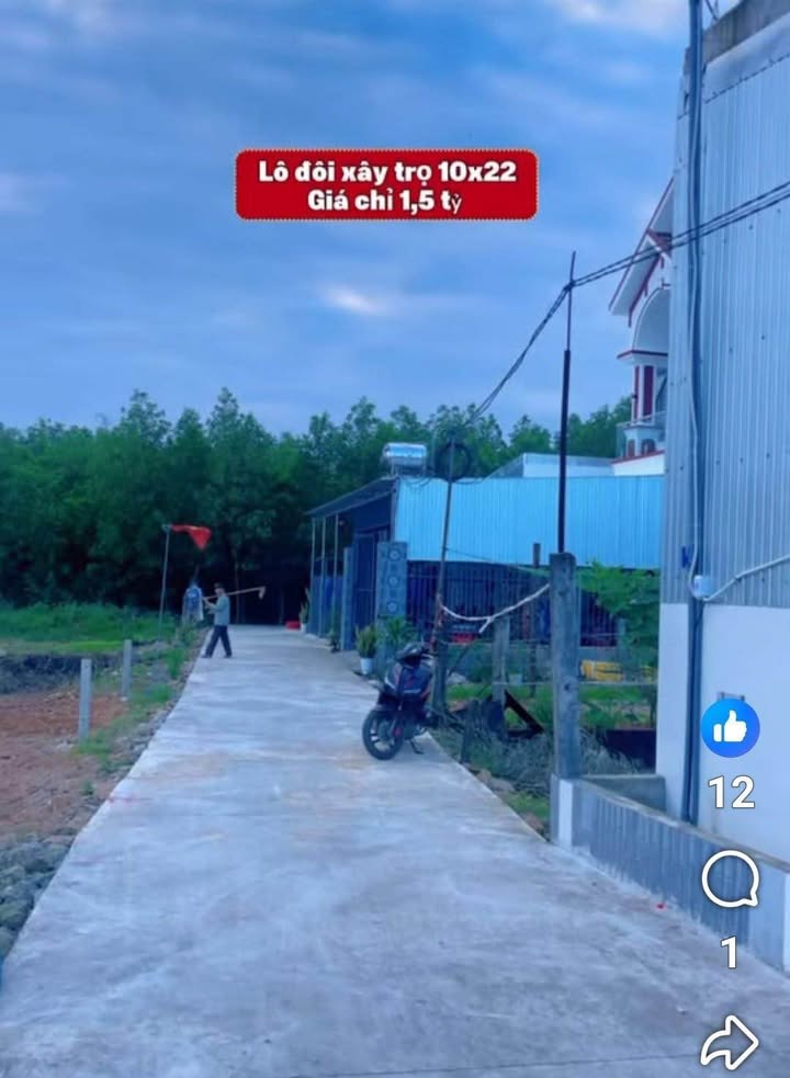 Đất nền 2 lô tại Tịnh Phong, 220m² giá 1,5 tỷ - Đầu tư sinh lời cao!