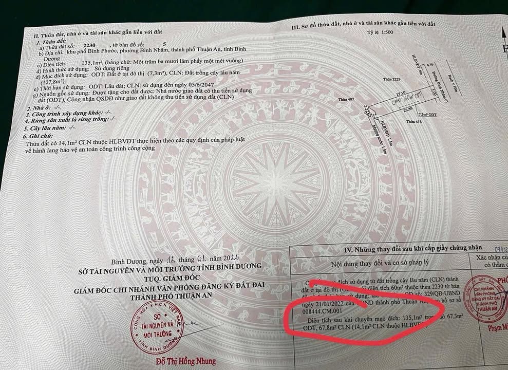 Đất nền Bình Nhâm 61, Thuận An 140m² giá chỉ dưới 3 tỷ - Cơ hội đầu tư tuyệt vời!