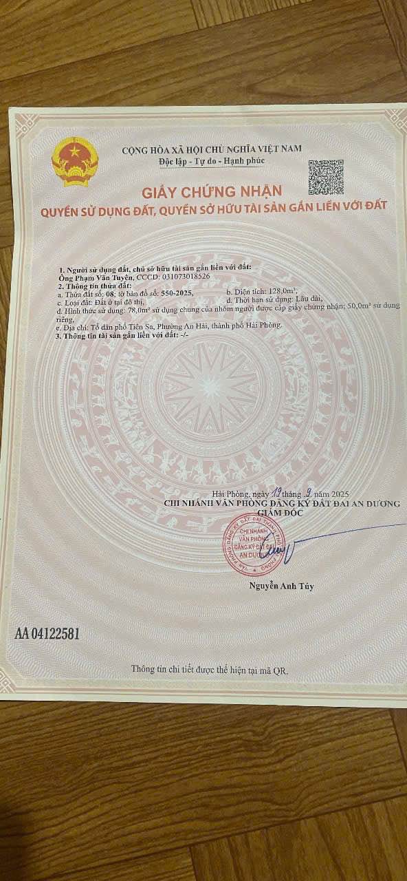 Đất nền TDP Tiên Sa, Phường An Hải, 50m², giá chỉ 990 triệu - Cơ hội đầu tư tuyệt vời!