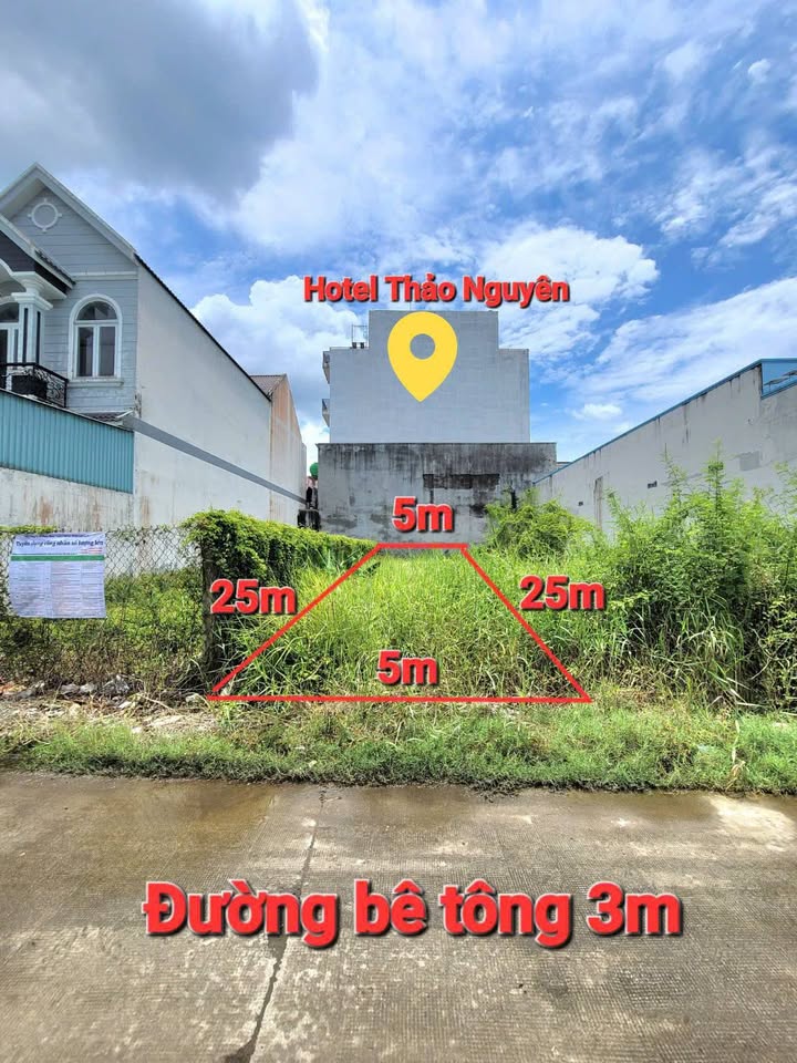 Đất thổ cư 125m² tại Cần Giuộc, Long An giá 1.45 tỷ - Sổ hồng riêng, xây dựng tự do!