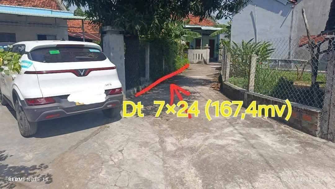 Đất nền Hòa Quang Nam 167m² giá 300 triệu - Sổ hồng đầy đủ, ô tô vào tận nơi!
