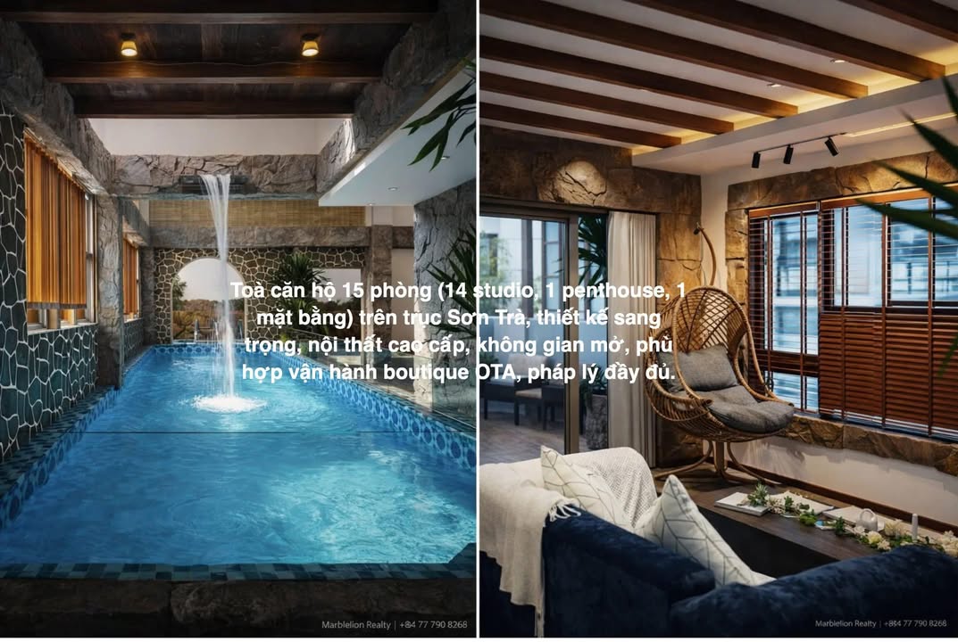 Cho thuê căn hộ Địa Trung Hải tại Sơn Trà - Phong cách sang trọng, giá chỉ từ 100 triệu/tháng!