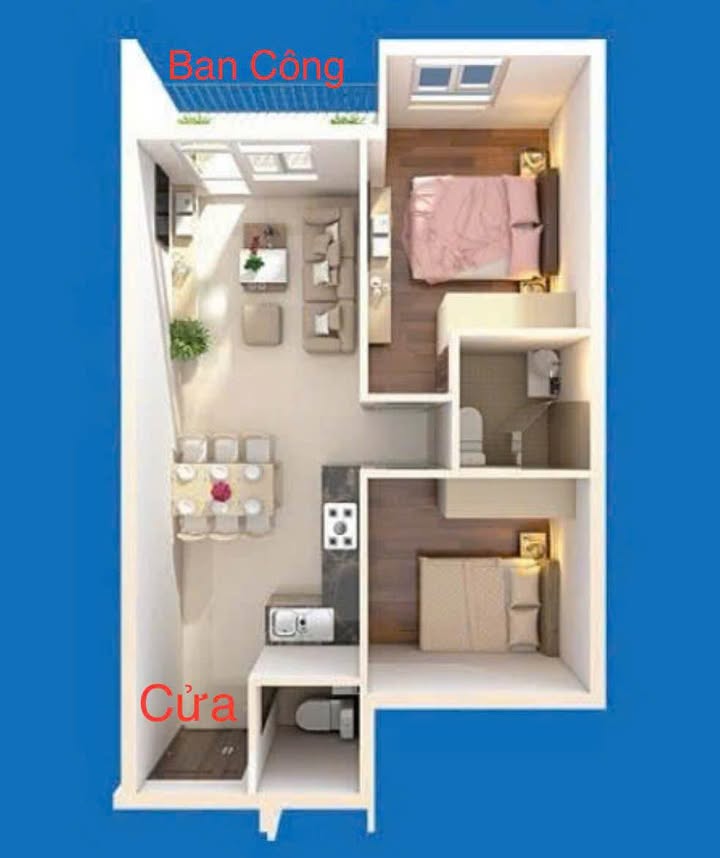 Căn hộ Moscow A1 Quận 12 50m² giá 2.45 tỷ - Đầu tư sinh lời ngay!