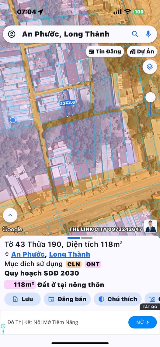 Đất thổ cư 80m² tại Xã An Phước, Huyện Long Thành chỉ 1.3 tỷ - Vị trí đắc địa, cơ hội đầu tư hấp dẫn!