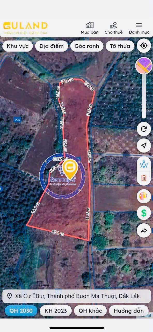 Đất Cư Bur 2,6 sào chỉ 1,25 tỷ - Đường ô tô vào tận nơi!