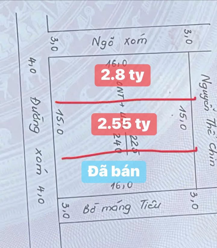 Đất nền lô góc 80m² xã Hoàng Diệu giá 2 tỷ - Vị trí vàng kinh doanh