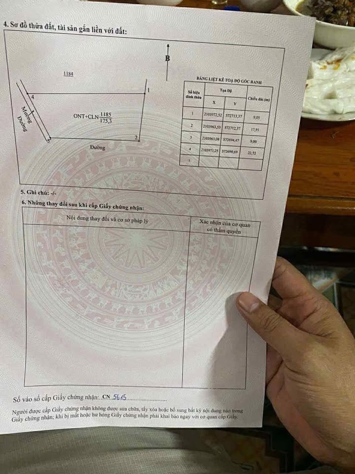 Đất nền xóm 1, Tăng Thành 180m² giá 1 tỷ - Lô góc 3 mặt tiền hấp dẫn!