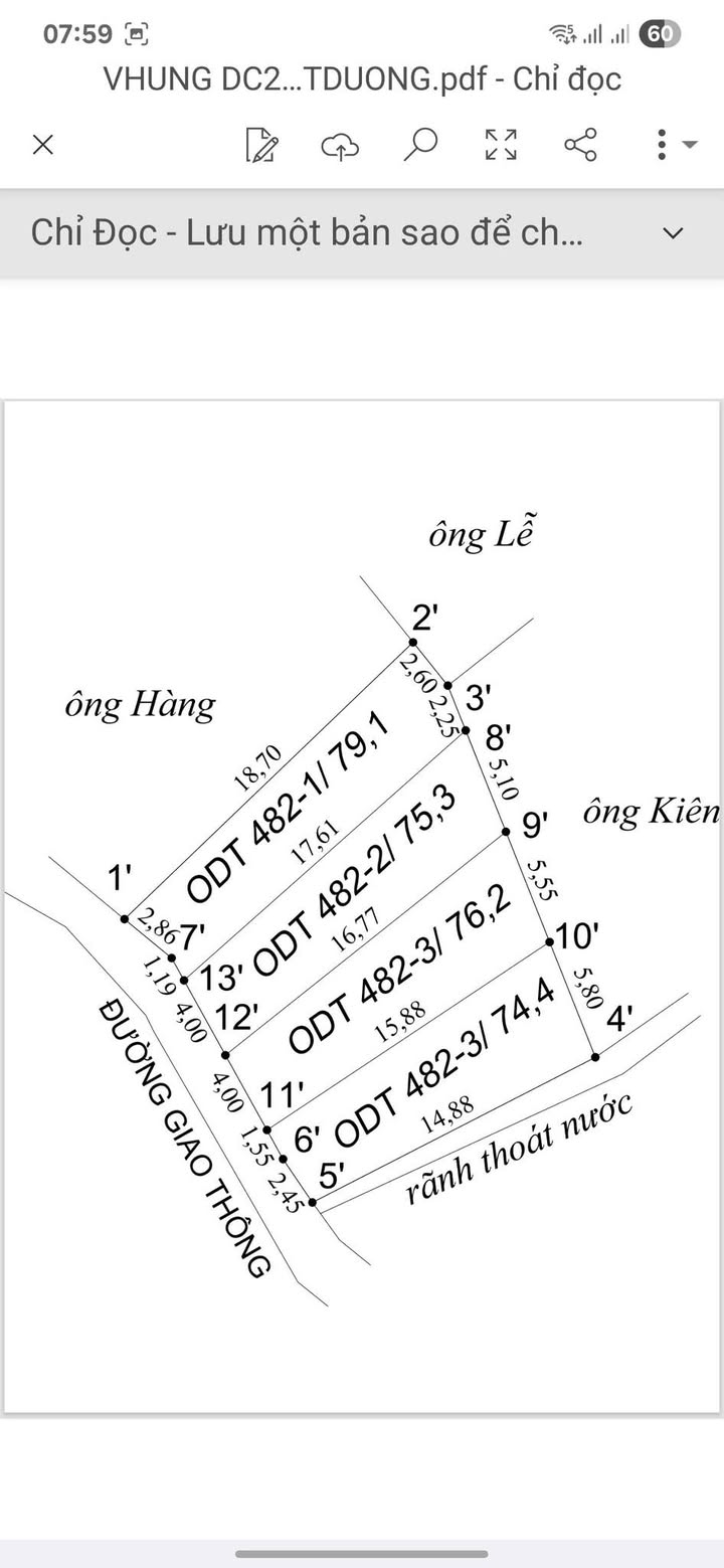 Đất thổ cư Lựa, Việt Hùng, Quế Võ 76m² giá 1.7 tỷ - Đầu tư sinh lời ngay!