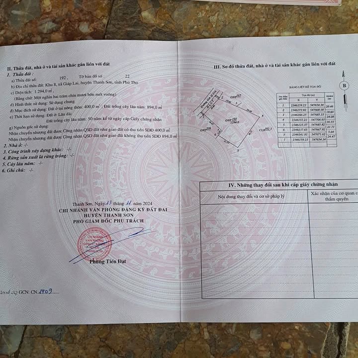 Đất mặt đường Tỉnh Lộ 316, xã Giáp Lai, 2550m² giá thỏa thuận - Cực hiếm, vị trí đẹp!