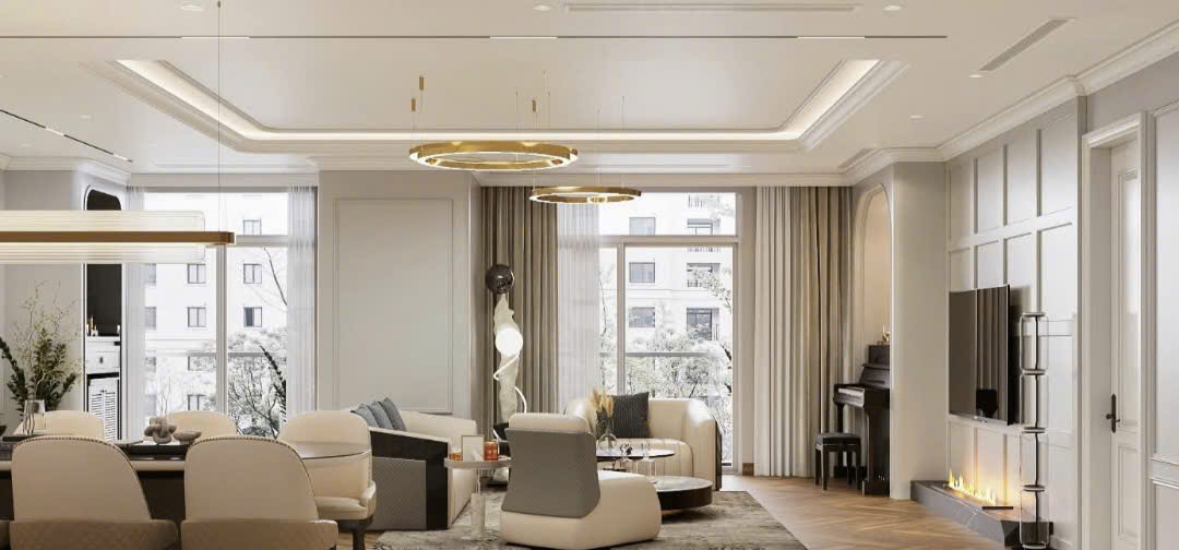 Căn hộ Royal City 250m² giá thỏa thuận - Full nội thất view bể bơi hướng mát!