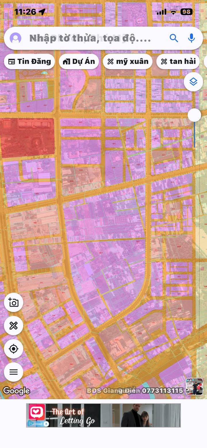 Bán đất thổ cư 40m² tại phường Tân Phước, TP. Phú Mỹ - Giá chỉ 1.x tỷ