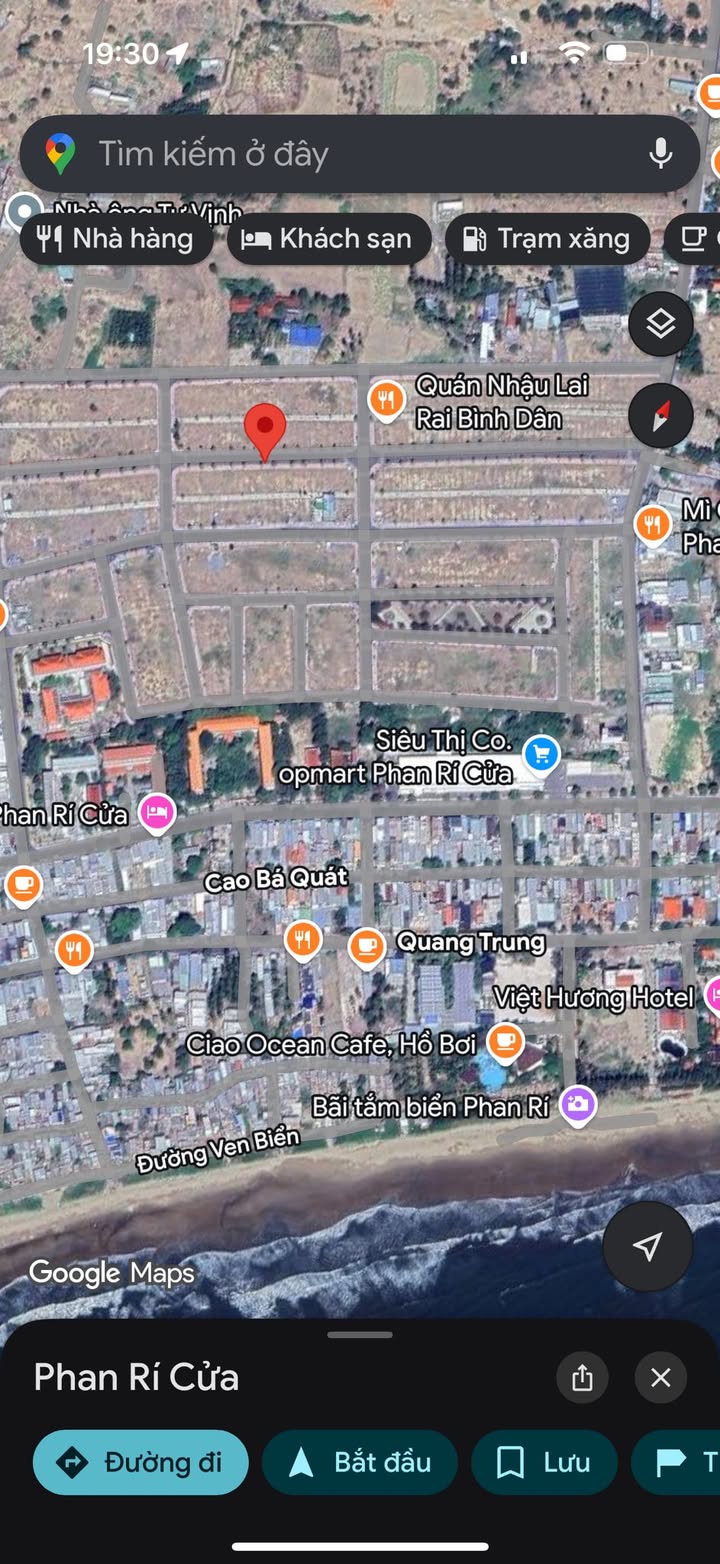 Đất thổ cư mặt tiền đường T1, KDC 15ha Phan Rí Cửa 100m² - Cách bãi tắm biển chỉ 600m!