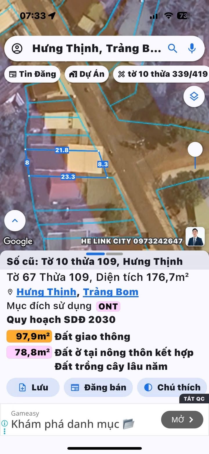 Nhà Hưng Thịnh, Trảng Bom 184m² giá 1.8 tỷ - Sổ riêng, thổ cư đầy đủ!