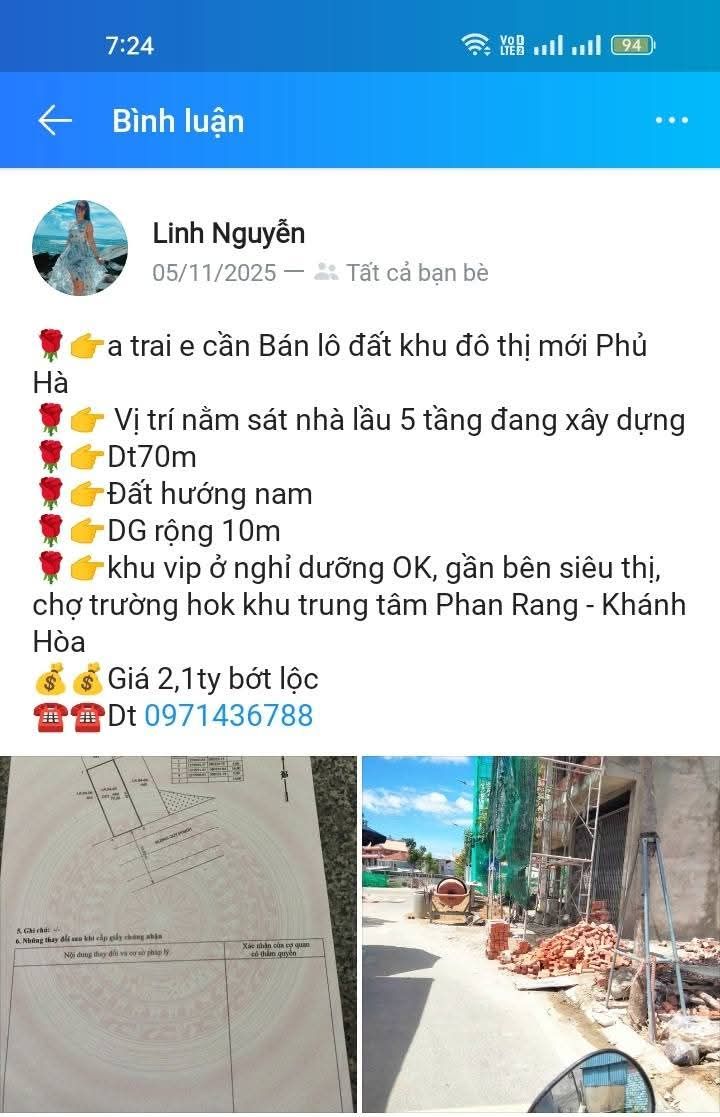 Đất nền Phủ Hà 70m² giá 2.1 tỷ - Vị trí đắc địa gần trung tâm!