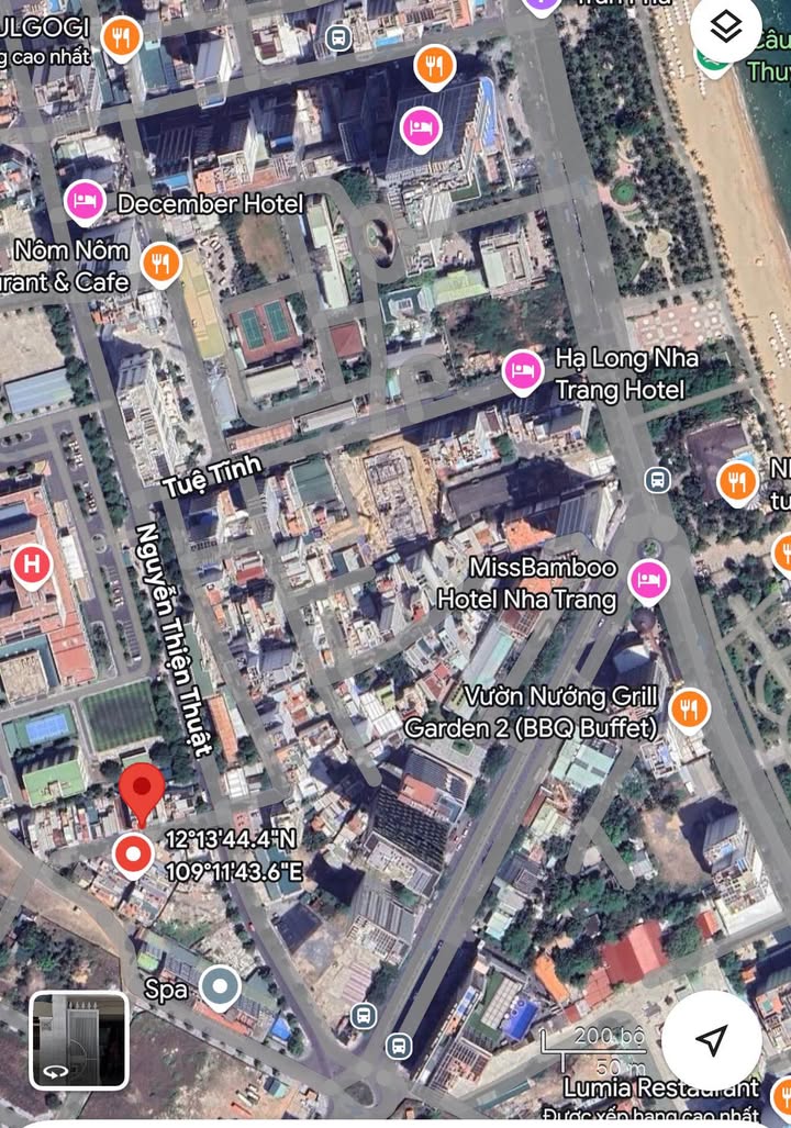 Đất tặng nhà 2 mặt tiền hẻm ô tô Nguyễn Thiện Thuật 122.6m² giá 16 tỷ - Vị trí vàng gần biển!