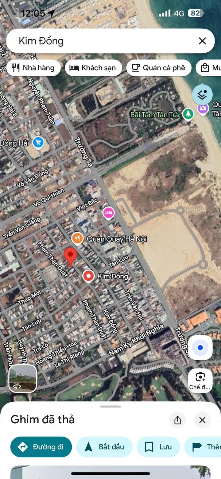 Đất nền Kim Đồng, Đà Nẵng 202m² giá 11.5 tỷ - Tiềm năng đầu tư lớn gần bãi tắm Tân Trà!