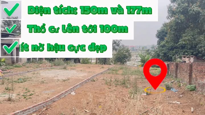 Đất nền Đạo Trù, Tam Đảo 177m² giá chỉ 6 triệu/m² - Cơ hội đầu tư tốt!