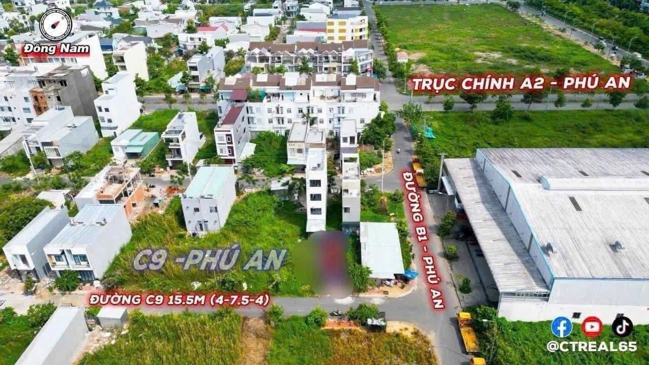 Đất nền C9 KDC Phú An, Hưng Phú, 62m² giá 1.98 tỷ - Sổ hồng thổ cư chính chủ