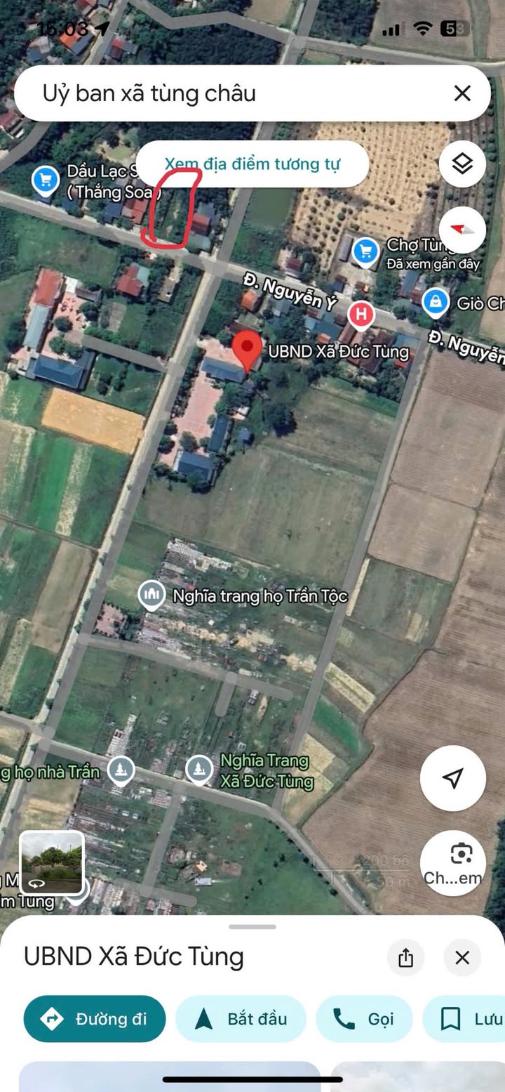 Đất chính chủ 170m² tại Tùng Châu, Đức Thọ - Thích hợp kinh doanh, giá chỉ 1.x tỷ!