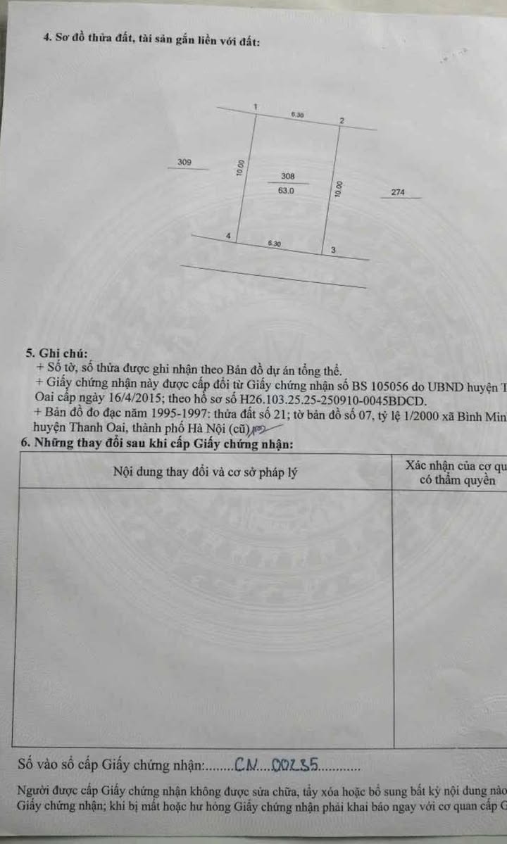 Đất nền Thanh Mai, Thanh Oai 63m² giá 7-8 tỷ - Đầu tư sinh lời cao!