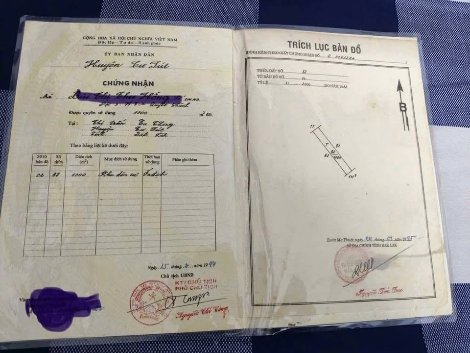 Đất nền chính chủ tại Thị trấn Ea T'Ling, Đắk Nông 1000m² - Giá 3 tỷ, đầu tư hấp dẫn!