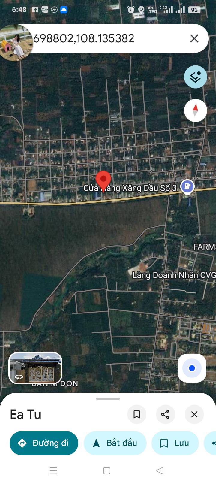 Đất thổ cư 360m² tại Kotam Eatu, Phường Tân An, chỉ 3 tỷ - Đầu tư lý tưởng!