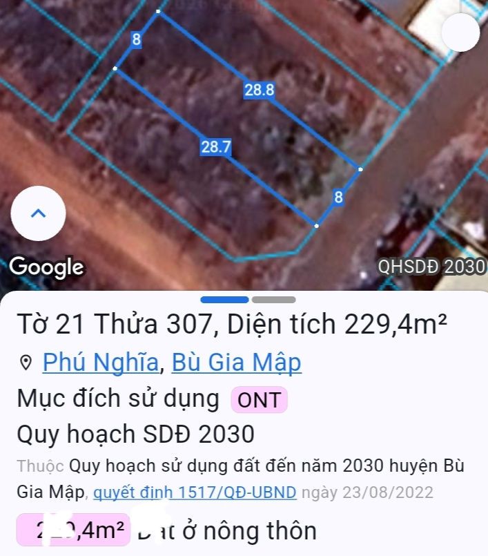 Đất thổ cư xã Phú Nghĩa 230m² giá chỉ 850 triệu - Đầu tư sinh lời ngay!