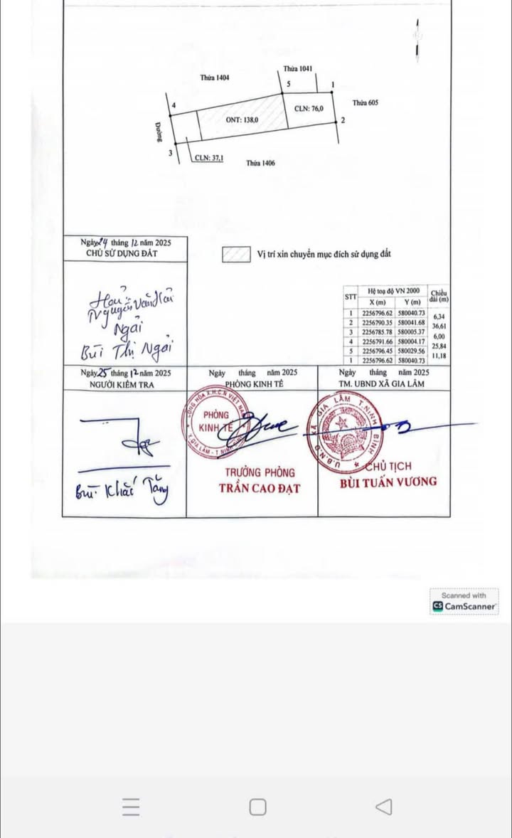 Đất thổ cư 200m² tại Gia Lâm, Nho Quan - Giá chỉ từ 500 triệu VND!