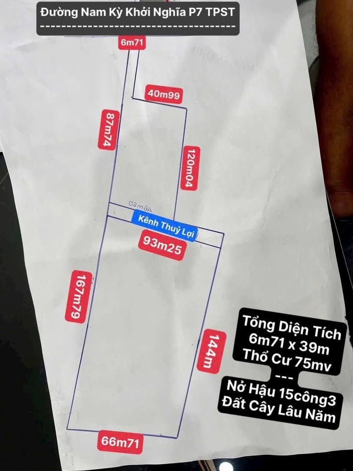 Đất vườn 15.800m² tại Nam Kỳ Khởi Nghĩa, Sóc Trăng - Giá 7.9 tỷ, thương lượng ngay!