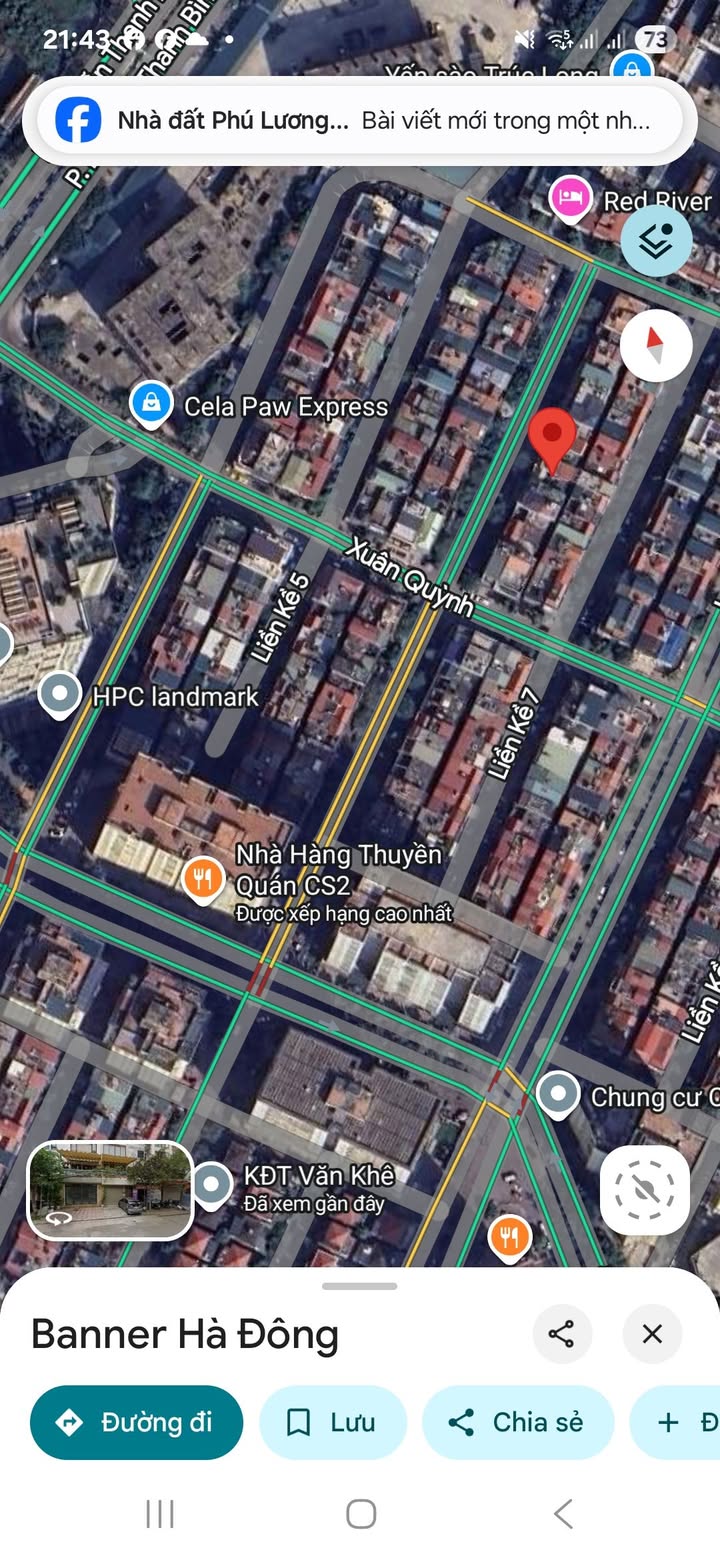 Liền kề KĐT Văn Khê 371m² giá 2x tỷ - Kinh doanh đỉnh cao!