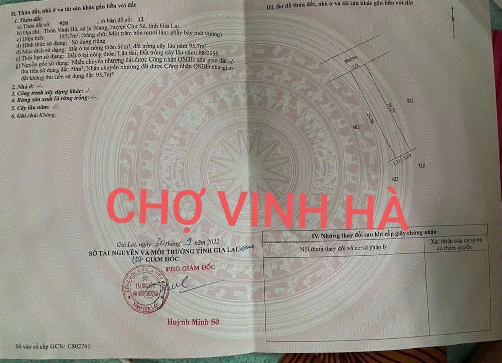 Đất thổ cư Ia Blang 150m² giá 380 triệu - Đầu tư sinh lời ngay!