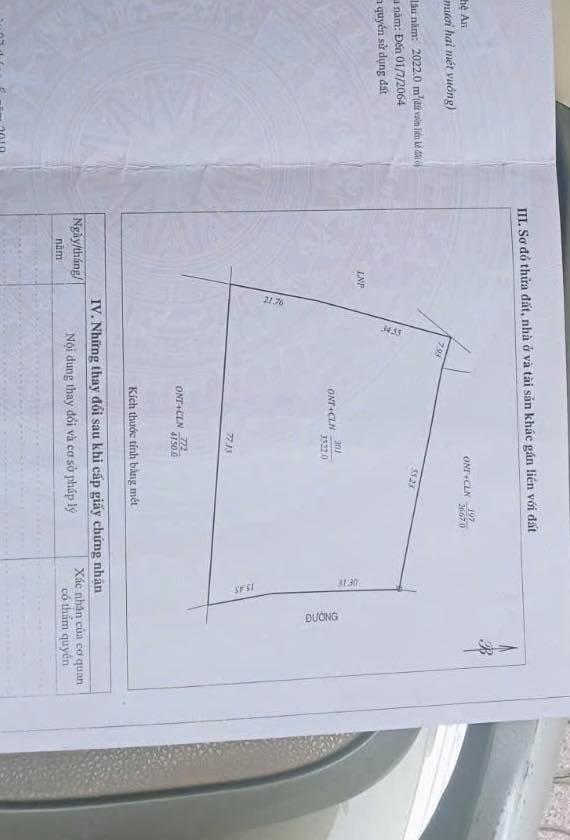 Đất thổ cư 8000m² tại xã Đại Sơn, huyện Đô Lương, giá 8 tỷ - Cơ hội đầu tư tuyệt vời!
