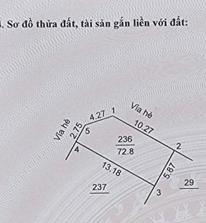 Đất dịch vụ Lideco Hoài Đức 72.8m² - Lô góc view biệt thự, giá đầu tư hấp dẫn!