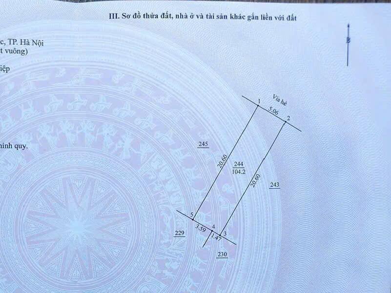 Đất dịch vụ khu đô thị Lideco, Hoài Đức 104.2m² giá chỉ 13.x tỷ - Tiềm năng sinh lời cao!
