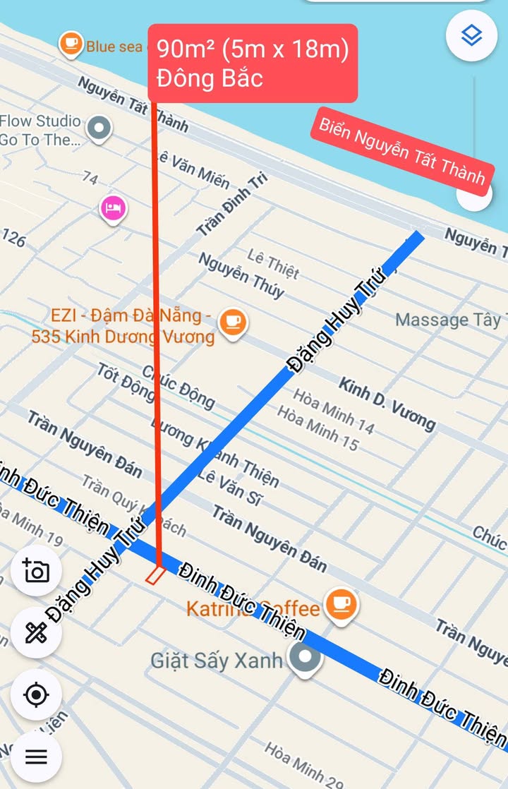 Bán đất mặt tiền Đinh Đức Thiện, Liên Chiểu, Đà Nẵng 90m² giá 6.49 tỷ - Cách biển chỉ 700m!