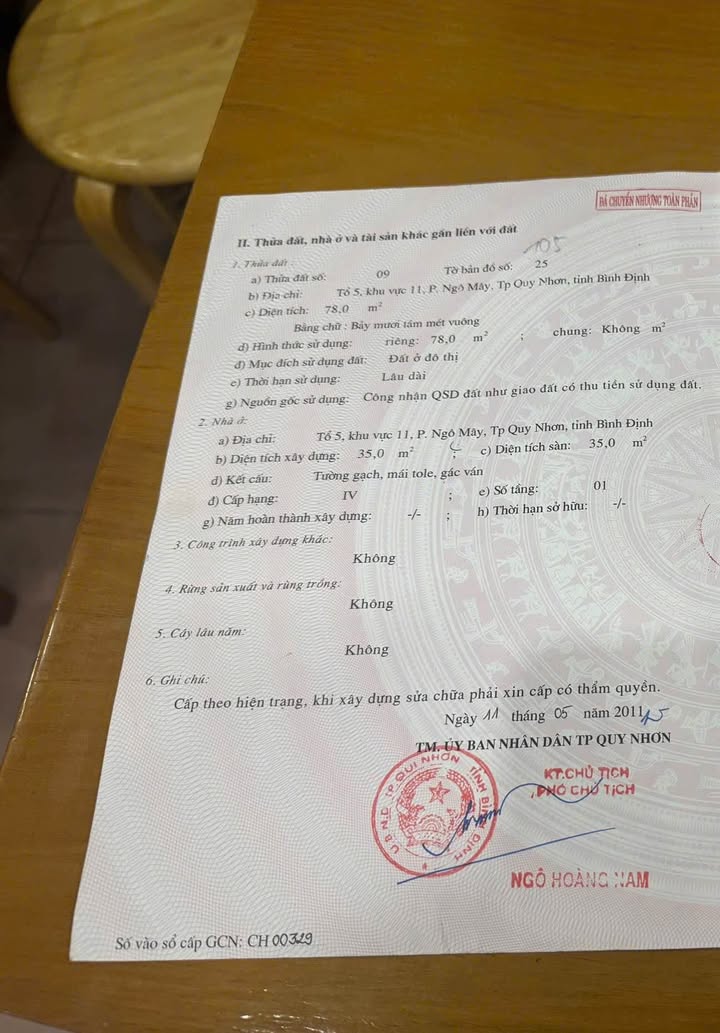 Bán đất tặng nhà cấp 4 tại Hoàng Văn Thụ, 78m² giá 2.65 tỷ - Đầu tư sinh lời ngay!