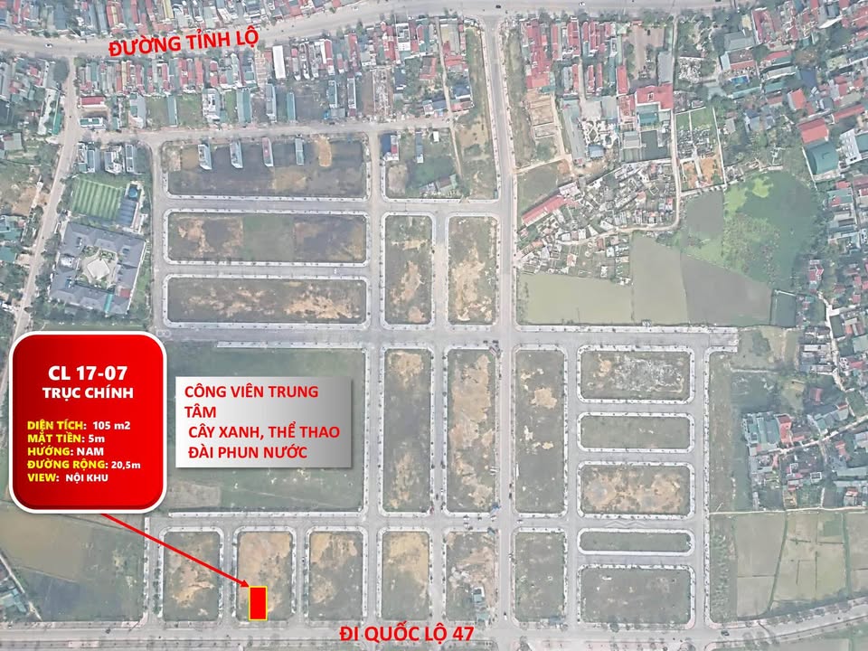 Đất nền Nam Đồng Nẫn, Triệu Sơn 105m² giá đầu tư - Sẵn sàng xây dựng!