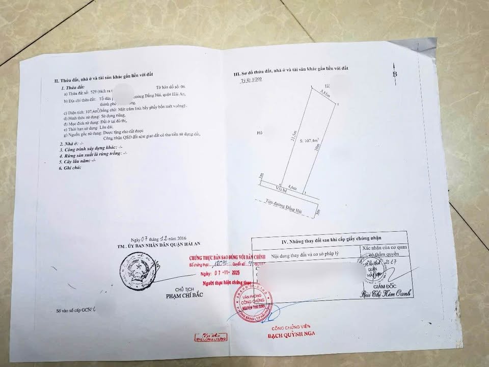 Đất nền Đằng Hải, Hải An 107.4m² giá 7.49 tỷ - Đầu tư sinh lời lý tưởng!