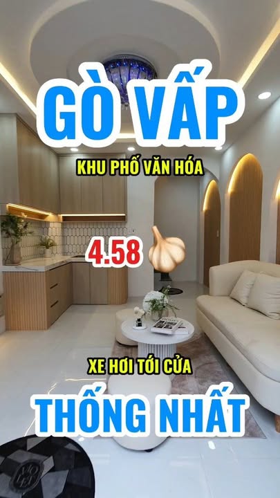 Nhà đẹp Gò Vấp 21m² giá 4.58 tỷ - Full nội thất, xe hơi tới cửa!