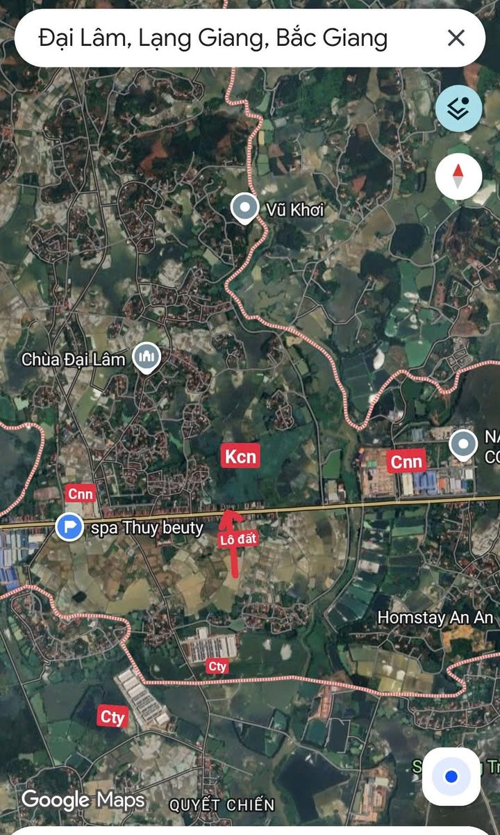 Đất nền KCN Đại Lâm Bắc Giang 100m² - Mặt tiền Quốc lộ 31, giá thỏa thuận!