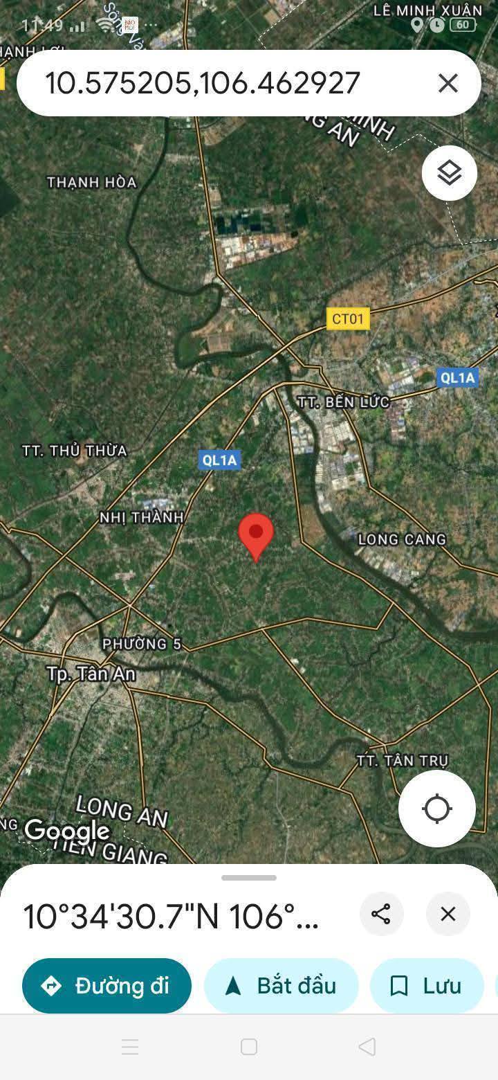 Đất nền 295m² tại Xã Quê Mỹ Thạnh, Tân Trụ, giá chỉ 1.250 triệu - Chính chủ bán nhanh!