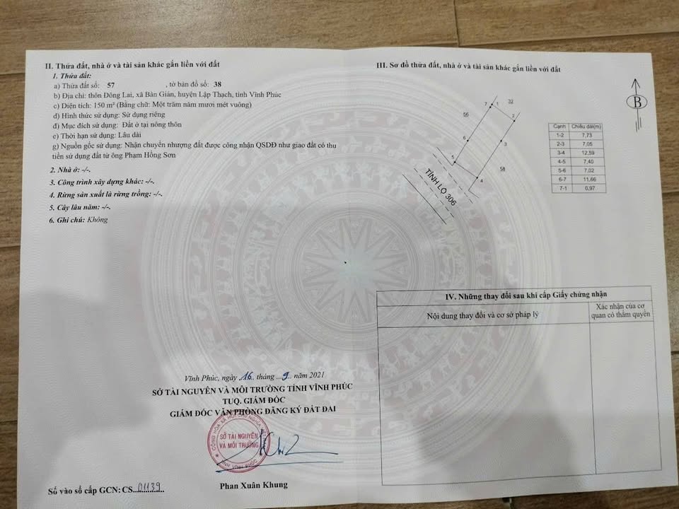 Bán đất kinh doanh mặt trục chính Tỉnh lộ 306 150m² giá 2 tỷ - Cơ hội đầu tư tốt!