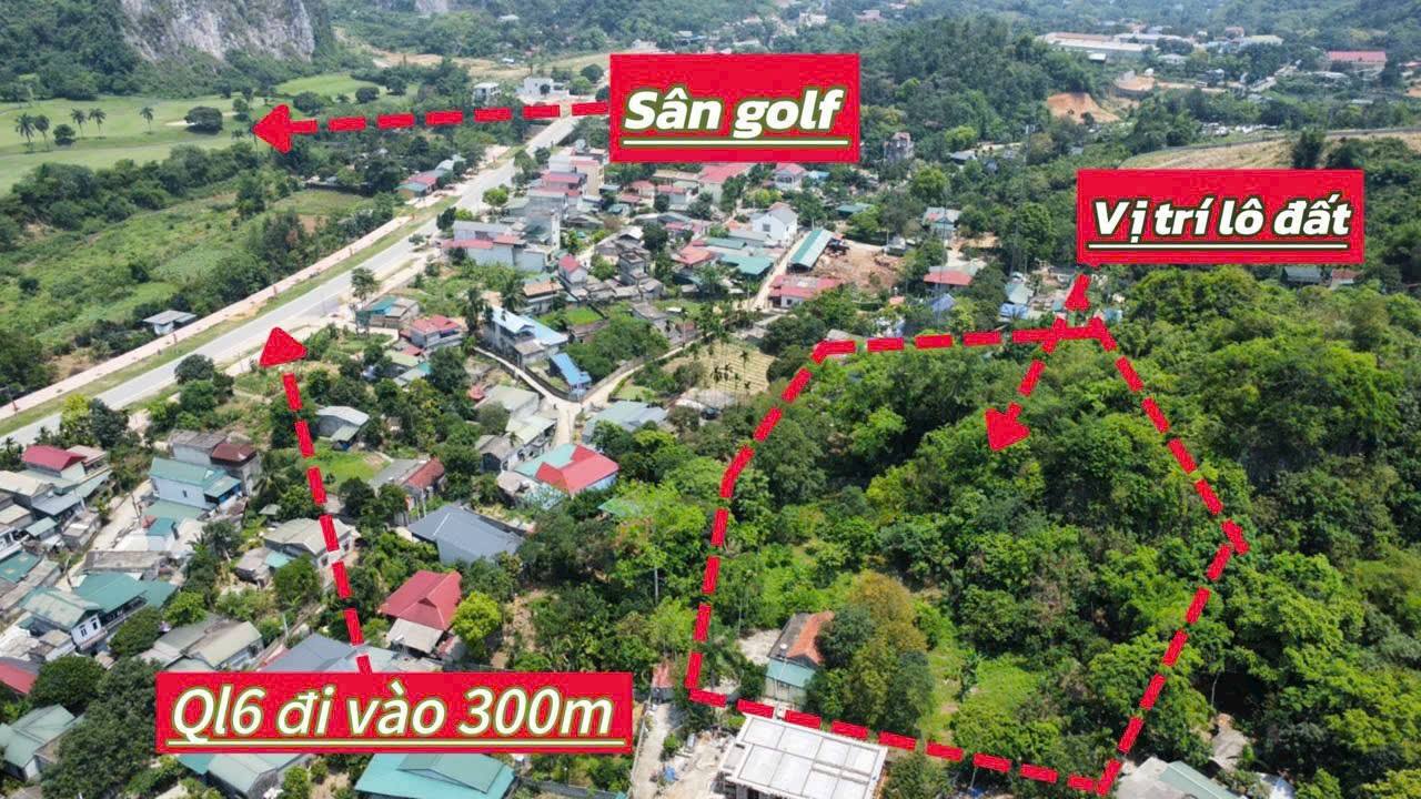 Đất Lâm Sơn, Hòa Bình 2300m² - Lưng Tựa Núi, View Sân Golf - Cơ Hội Đầu Tư Hiếm Có!